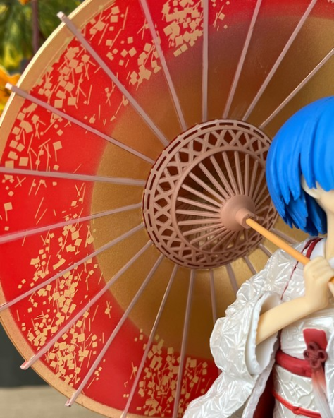 Фігурка велика Re Zero Рем весільне кімоно 29см - фото 7