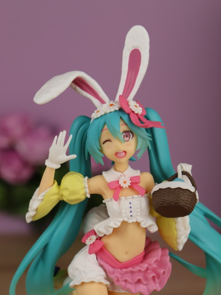 Фігурка велика Vocaloid Хацуне Міку кролик 23см - фото 3