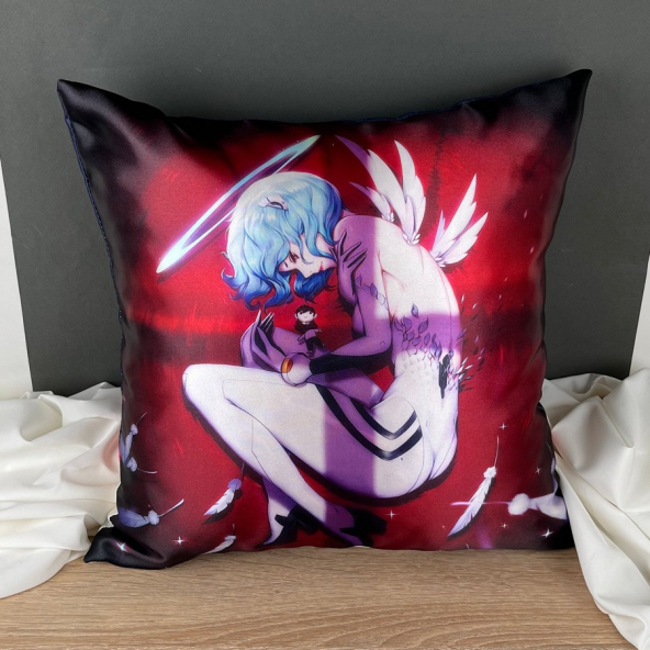 Наволочка 40х40см Evangelion 10 атлас - фото 2