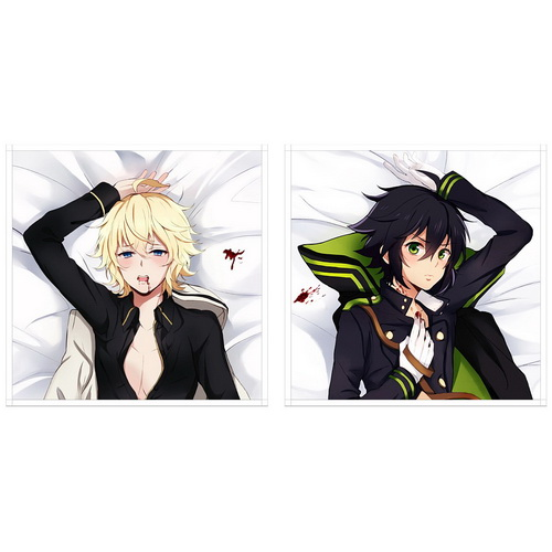 Наволочка 40х40см Owari no Seraph 01 атлас - фото 1