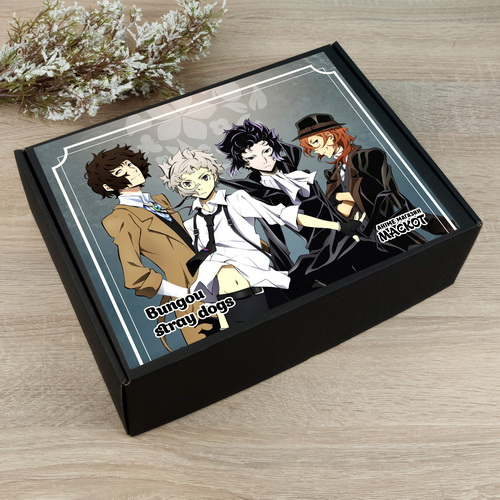 Коробка преміум Bungou Stray Dogs 03 з наклейкою 31х23х10см - фото 1 Коробка преміум Bungou Stray Dogs 03 з наклейкою 31х23х10см - фото 1