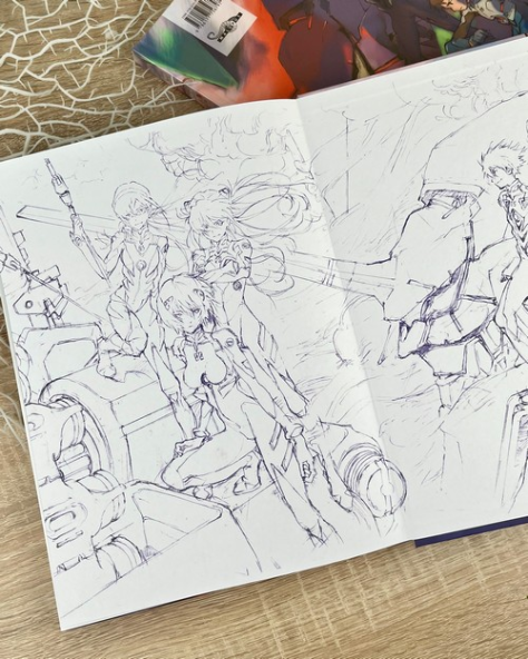 Артбук Євангеліон Збірка ілюстрацій 2007–2017 - фото 5 Артбук Євангеліон Збірка ілюстрацій 2007–2017 - фото 5