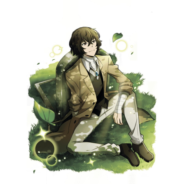 Фигурка акрил 15см Bungou Stray Dogs 08 Дадзай - фото 1