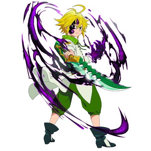 Фигурка акрил 15см Nanatsu no Taizai 06 Мелиодас - фото 1