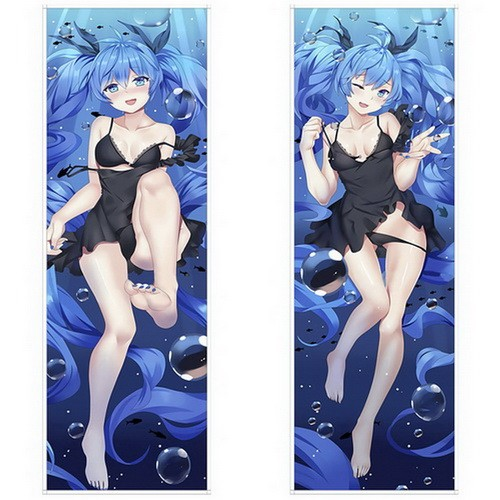 Наволочка 150х50см Vocaloid 13 атлас - фото 1