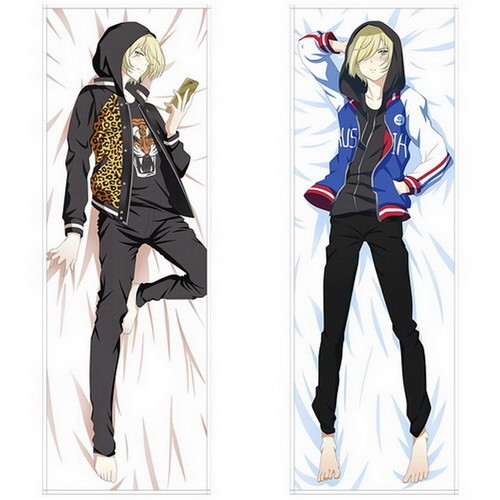 Наволочка 150х50см Yuri On Ice 02 атлас - фото 1