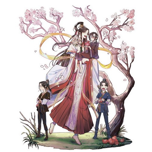 Фигурка акрил 15см Tian Guan Ci Fu 03 Се Лянь, Хуа Чен, Фен Синь, Му Цин - фото 1