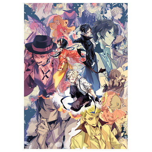 Плакат А3 Bungou Stray Dogs 33 - фото 1