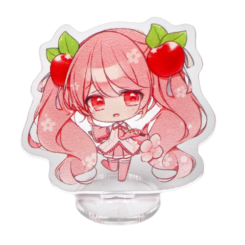 Фігурка акрил 6см Vocaloid 06 Хацуне Міку - фото 1 Фігурка акрил 6см Vocaloid 06 Хацуне Міку - фото 1