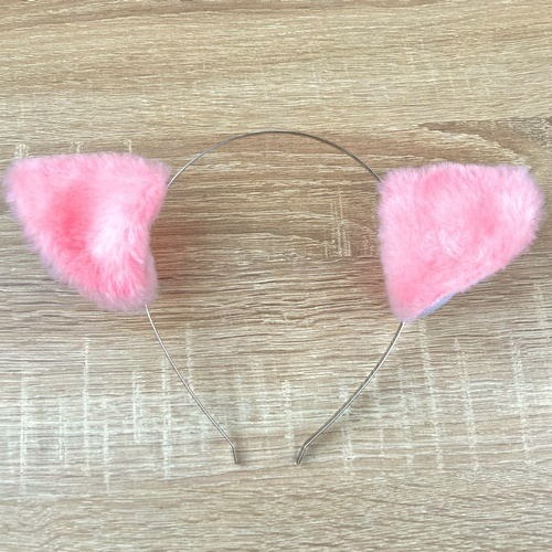 Неко Вуха на обручі Рожеві - фото 1