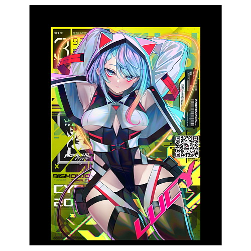 Сумка шоппер Cyberpunk Edgerunners 02 габардин 32х42см - фото 1