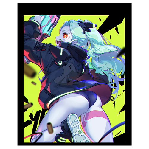 Сумка шоппер Cyberpunk Edgerunners 05 габардин 32х42см - фото 1 Сумка шоппер Cyberpunk Edgerunners 05 габардин 32х42см - фото 1