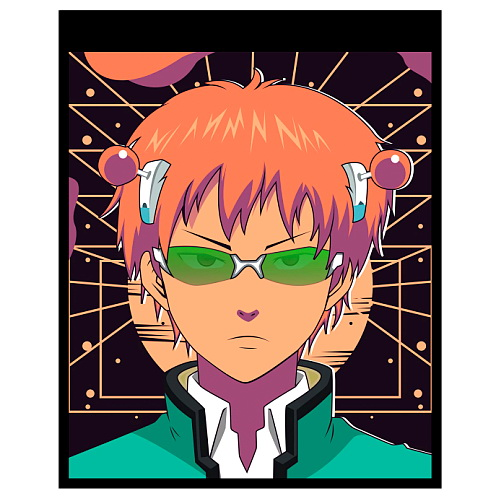 Сумка шоппер Saiki Kusuo no Sainan 02 габардин 32х42см - фото 1