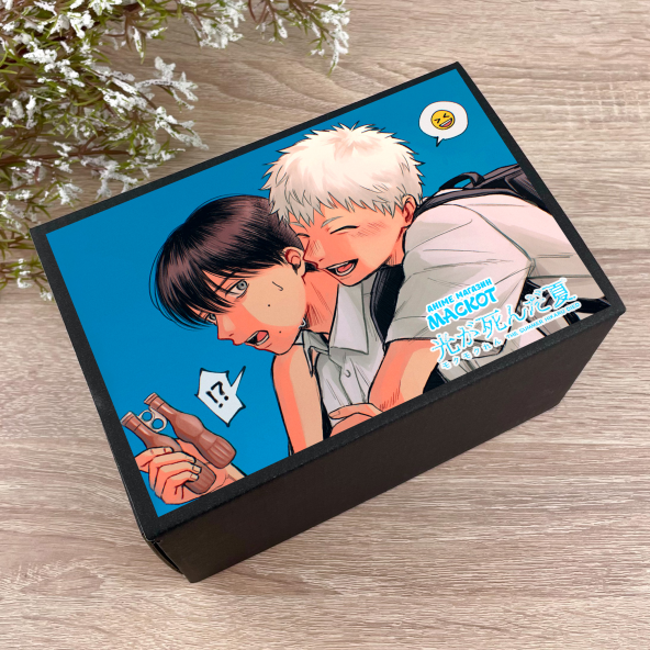 Коробка міні Hikaru ga Shinda Natsu 01 з наклейкою 17х12х10см - фото 1 Коробка міні Hikaru ga Shinda Natsu 01 з наклейкою 17х12х10см - фото 1