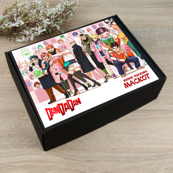 Коробка премиум Dandadan 01 с наклейкой 31х23х10см - фото 1