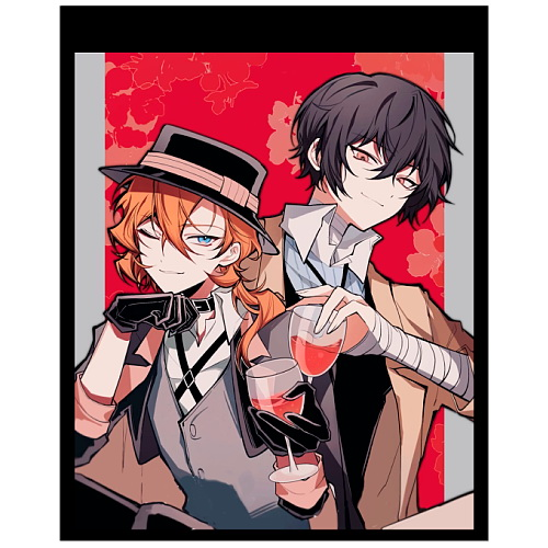 Сумка шоппер Bungou Stray Dogs 19 габардин 32х42см - фото 1