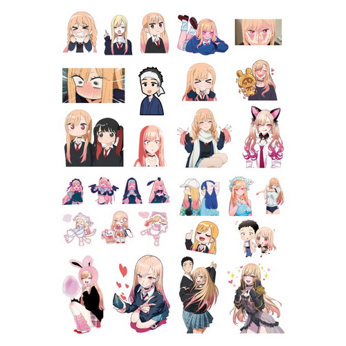 Стикерпак А4 Sono Bisque Doll wa Koi wo Suru 02 - фото 1