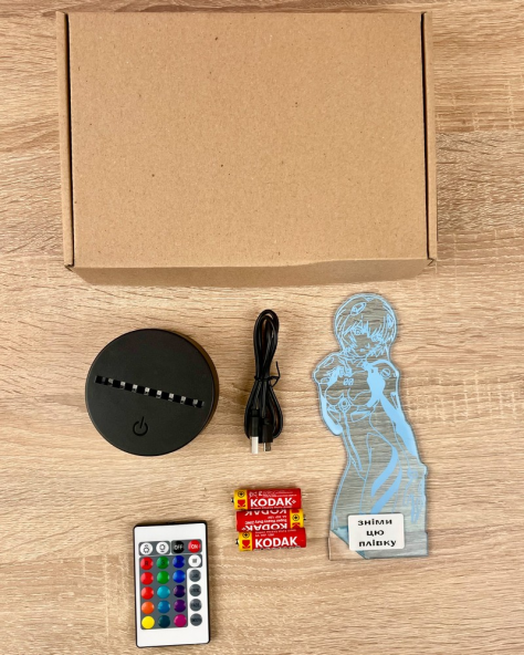 Світильник із пультом Vocaloid 03 акрил 20см - фото 2