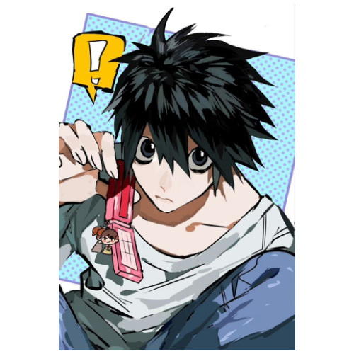 Магнит А7 Death Note 02 винил - фото 1