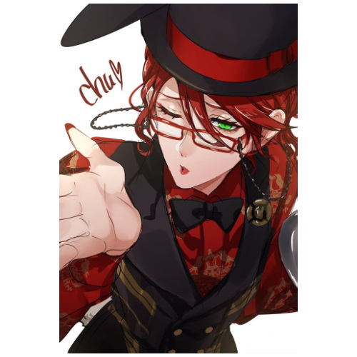 Магніт А7 Kuroshitsuji 06 вініл - фото 1