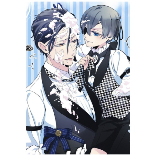 Магнит А7 Kuroshitsuji 07 винил - фото 1