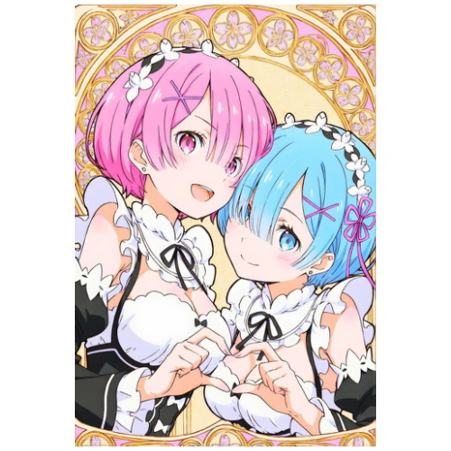 Магнит А7 Re Zero 03 винил - фото 1