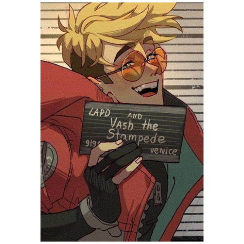 Магнит А7 Trigun 07 винил - фото 1