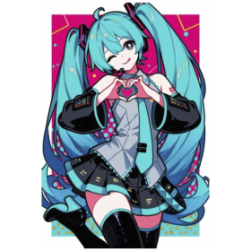 Магнит А7 Vocaloid 19 винил Магнит А7 Vocaloid 19 винил