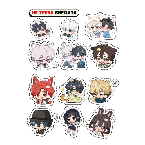 Стікерпак А5 Shiguang Dailiren 01 прорізний - фото 1 Стікерпак А5 Shiguang Dailiren 01 прорізний - фото 1