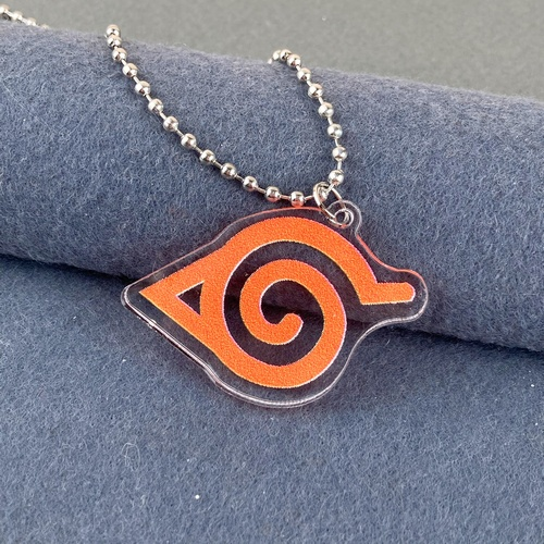 Кулон акрил Naruto коноха 3см - фото 1