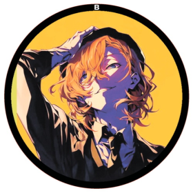 Значок 56мм Bungou Stray Dogs 72