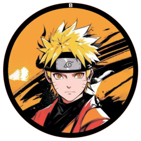 Значок 56мм Naruto 90