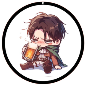 Значок 56мм Shingeki no Kyojin 99