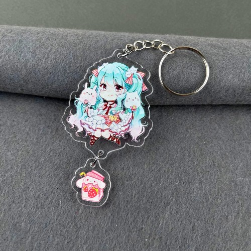Брелок акрил Vocaloid 06 7,5см - фото 1