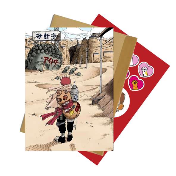 Листівка зі стікерпаком Naruto 14 А6 набір з конвертом - фото 1 Листівка зі стікерпаком Naruto 14 А6 набір з конвертом - фото 1