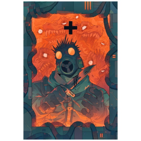 Магнит А7 Dorohedoro 02 винил Магнит А7 Dorohedoro 02 винил