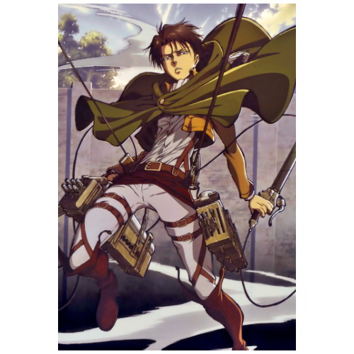 Магнит А7 Shingeki no Kyojin 26 винил - фото 1
