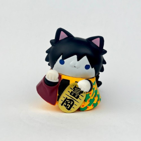 Фігурка чібік Kimetsu no Yaiba 5 Гію кіт 5,5см