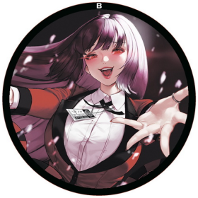 Значок 56мм Kakegurui 08
