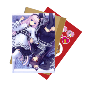 Листівка зі стікерпаком NekoPara 07 А6 набір з конвертом Листівка зі стікерпаком NekoPara 07 А6 набір з конвертом