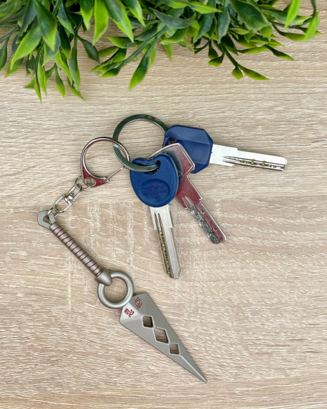 Брелок Naruto-1 кунай с кольцом 13см - фото 2 Брелок Naruto-1 кунай с кольцом 13см - фото 2