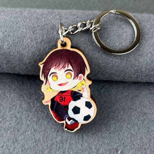 Брелок дерево Blue Lock 04 береза - фото 1 Брелок дерево Blue Lock 04 береза - фото 1