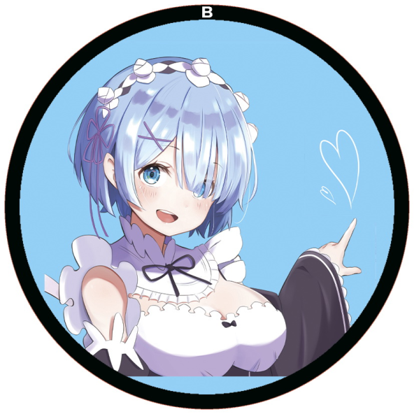 Значок 56мм Re Zero 45 - фото 1