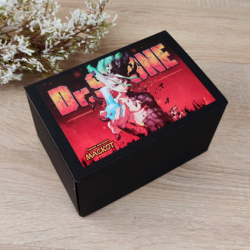 Коробка мини Dr Stone 01 с наклейкой 17х12х10см - фото 1