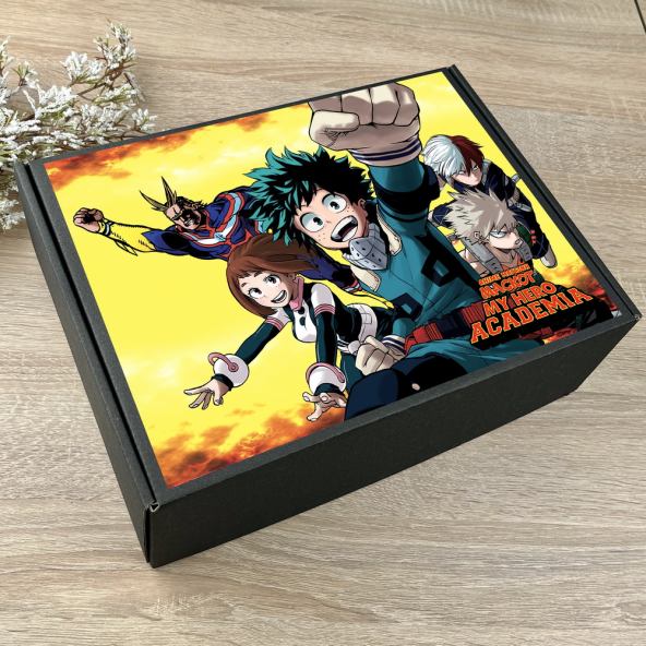 Коробка премиум Boku no Hero Academia 02 с наклейкой 31х23х10см - фото 1 Коробка премиум Boku no Hero Academia 02 с наклейкой 31х23х10см - фото 1