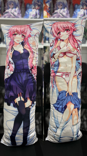 Наволочка 120х40см Mirai Nikki 01 атлас - фото 2 Наволочка 120х40см Mirai Nikki 01 атлас - фото 2