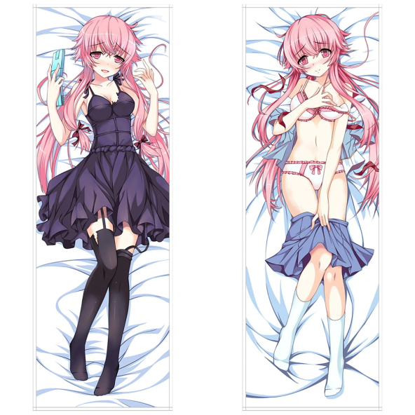 Наволочка 120х40см Mirai Nikki 01 атлас - фото 1 Наволочка 120х40см Mirai Nikki 01 атлас - фото 1