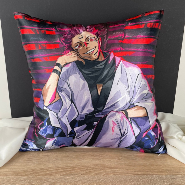 Наволочка 40х40см Jujutsu Kaisen 02 атлас - фото 2 Наволочка 40х40см Jujutsu Kaisen 02 атлас - фото 2