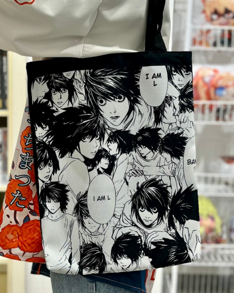 Сумка шопер Death Note 05 габардин 32х42см - фото 2