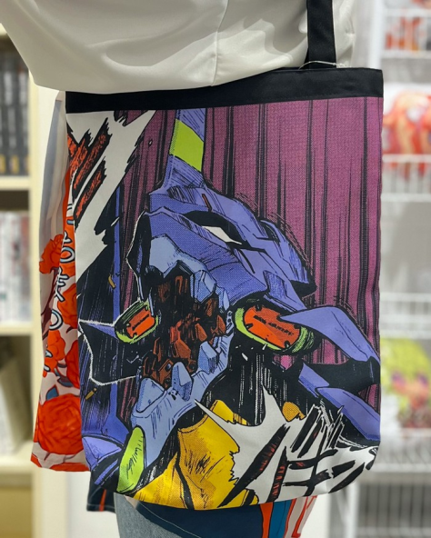 Сумка шопер Evangelion 01 габардин 32х42см - фото 2 Сумка шопер Evangelion 01 габардин 32х42см - фото 2